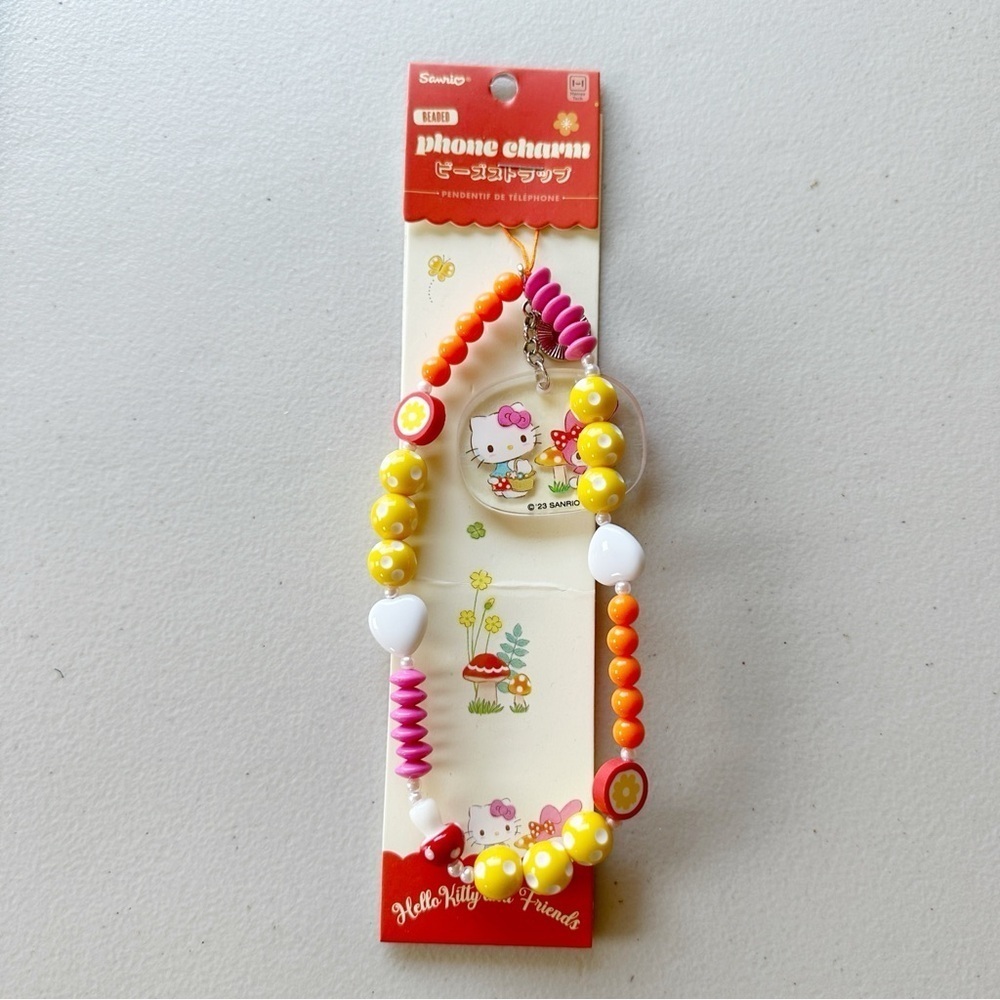 Sanrio Hello Kitty And Friends Mushroom Phone Charm